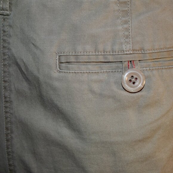 Talbots Size 18 Khaki Tan High Waisted Straight Leg Chino Trousers - Picture 4 of 11